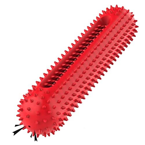 petizer Hund Quietschspielzeug ,Tough Toothbrush Puppy Chew Toy | Gummispielzeug für Haustiertraining, Zahnreinigung, Spielen und Kauen für M & L-Rassen petizer Hund Quietschspielzeug ,Tough Toothbrush Puppy Chew Toy | Gummispielzeug für Haustiertraining, Zahnreinigung, Spielen und Kauen für M & L-Rassen von petizer