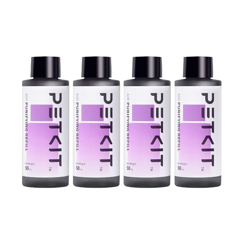 PETKIT Purra X Reinigungs-Nachfüller, ersetzt Geruchsentferner (4 Flaschen) von PETKIT