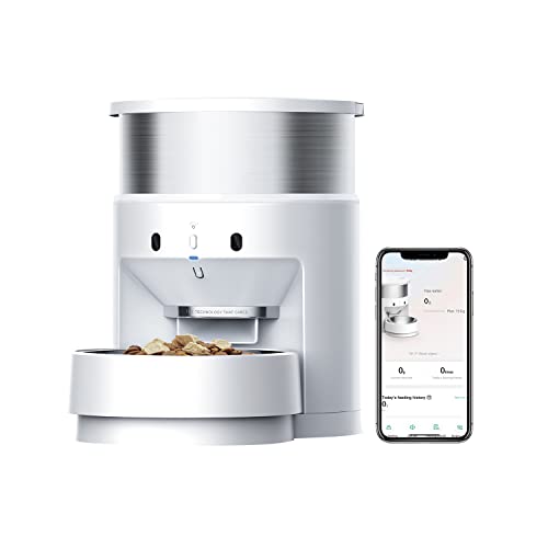 PETKIT Planetary Automatischer Futterautomat, Auto-Rotate Bowl, Programmierbare Portionskontrolle 5-200g pro Mahlzeit & 20s Voice Recorder Intelligenter Futterspender für große Hunde Katzen -3L PETKIT Planetary Automatischer Futterautomat, Auto-Rotate Bowl, Programmierbare Portionskontrolle 5-200g pro Mahlzeit & 20s Voice Recorder Intelligenter Futterspender für große Hunde Katzen -3L von PETKIT
