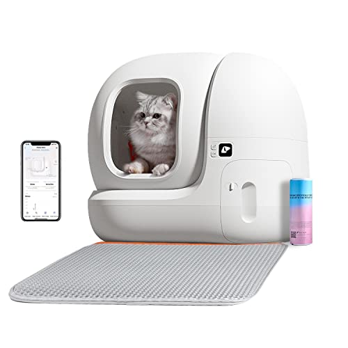 PETKIT Pura Max Selbstreinigende Katzentoilette, Katzenklo Selbstreinigend,xSecure/Geurverwijdering/App-Steuerung/76L Maximales Fassungsvermögen, für Mehrere Katzen (Keine Reinigungslösungsversion) PETKIT Pura Max Selbstreinigende Katzentoilette, Katzenklo Selbstreinigend,xSecure/Geurverwijdering/App-Steuerung/76L Maximales Fassungsvermögen, für Mehrere Katzen (Keine Reinigungslösungsversion) von PETKIT