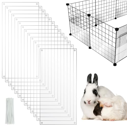 PETKNOWS 12 x Haustierkäfig-Auskleidung, Schutz, Kaninchenkäfig, Urin-Schutz, transparent, Käfigkantenschutz, Meerschweinchen, Seitenfutter, Lebensraum, Abstellgleis, Kleintierkäfigzubehör, 30 x 15 cm PETKNOWS 12 x Haustierkäfig-Auskleidung, Schutz, Kaninchenkäfig, Urin-Schutz, transparent, Käfigkantenschutz, Meerschweinchen, Seitenfutter, Lebensraum, Abstellgleis, Kleintierkäfigzubehör, 30 x 15 cm von PETKNOWS