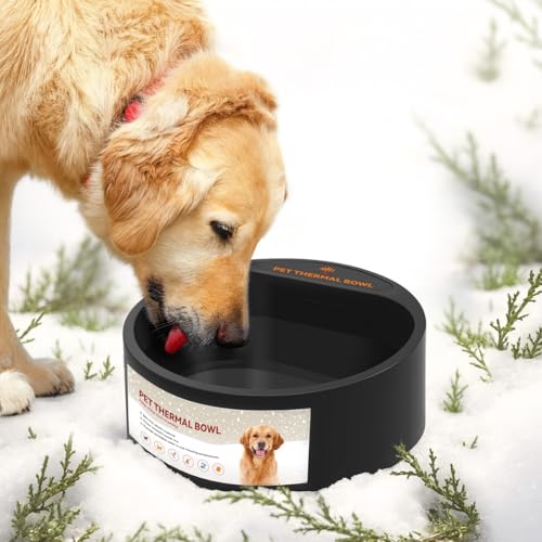 PETLESO Beheizter Hundenapf, Beheizter Wassernapf für Katzen im Freien, 2.2L Winter Heizung Hund Wassernapf mit AntiBite Draht, Pet Warm Dish Smart Thermal Bowl für Outdoor Tier, Hühner Kaninchen PETLESO Beheizter Hundenapf, Beheizter Wassernapf für Katzen im Freien, 2.2L Winter Heizung Hund Wassernapf mit AntiBite Draht, Pet Warm Dish Smart Thermal Bowl für Outdoor Tier, Hühner Kaninchen von PETLESO