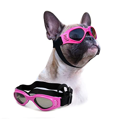 Pet Leso Doggles Goggles Stylish Doggie Puppy Sunglasses Windproof - Pink by Pet Leso von PETLESO