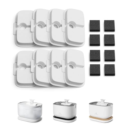 PETLIBRO Filter Katzenbrunnen 8er Pack für Dockstream Trinkbrunnen für Katze PLWF005, PLWF115, PLWF105, 4-Monats-Set PETLIBRO Trinkbrunnen Filter Ersatzfilter für Katzentrinkbrunnen PETLIBRO Filter Katzenbrunnen 8er Pack für Dockstream Trinkbrunnen für Katze PLWF005, PLWF115, PLWF105, 4-Monats-Set PETLIBRO Trinkbrunnen Filter Ersatzfilter für Katzentrinkbrunnen von PETLIBRO