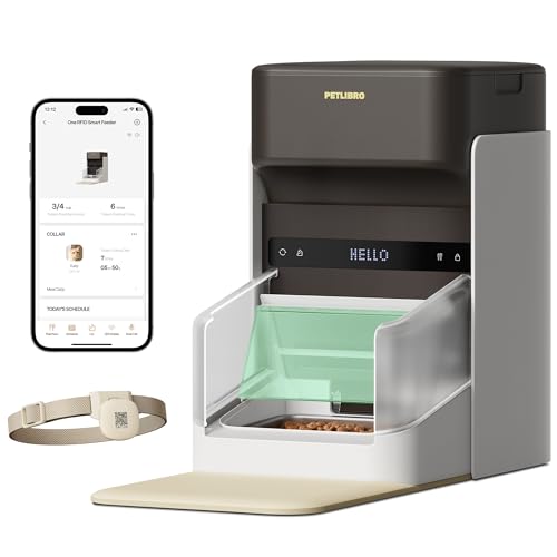 PETLIBRO RFID Futterautomat Katze, 5G Wi-Fi Katzenfutter Automat, Futterautomat mit Collar-Tag-Sensor, Futterspender Katze mit App fur Haushalte mit Mehreren Haustieren, 1–10 Mahlzeiten, 3L PETLIBRO RFID Futterautomat Katze, 5G Wi-Fi Katzenfutter Automat, Futterautomat mit Collar-Tag-Sensor, Futterspender Katze mit App fur Haushalte mit Mehreren Haustieren, 1–10 Mahlzeiten, 3L von PETLIBRO