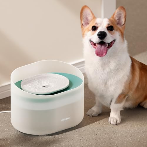 PETLIBRO Trinkbrunnen für Hunde und Katze, 8L Wasserbrunnen, Anti-Spill Guard,Hundewasserspender 26dB Leise, Einfacher Einbau und Ausbau zur Reinigung, Geeignet für große Hunde/mehrere Katzen von PETLIBRO