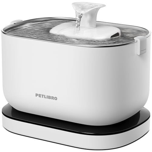 PETLIBRO Katzenbrunnen Kabellos mit Bewegungsmelder Dockstream Trinkbrunnen für Katze Kabellos, Batteriebetrieben Katzen Trinkbrunnen mit Akku 5000mAh, 23dB Ultraleise, Einfache Reinigung, BPA-frei PETLIBRO Katzenbrunnen Kabellos mit Bewegungsmelder Dockstream Trinkbrunnen für Katze Kabellos, Batteriebetrieben Katzen Trinkbrunnen mit Akku 5000mAh, 23dB Ultraleise, Einfache Reinigung, BPA-frei von PETLIBRO