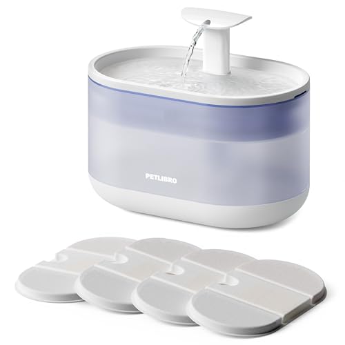 PETLIBRO Trinkbrunnen für Katze Ultraleise, 2,1L Capsule Katzenbrunnen mit Zwei Durchflussmodi, Sichtbarer Wasserstand Trinkbrunnen, BPA-freier Wasserbrunnen mit 4 Filtern für Katzen und Hunde PETLIBRO Trinkbrunnen für Katze Ultraleise, 2,1L Capsule Katzenbrunnen mit Zwei Durchflussmodi, Sichtbarer Wasserstand Trinkbrunnen, BPA-freier Wasserbrunnen mit 4 Filtern für Katzen und Hunde von PETLIBRO