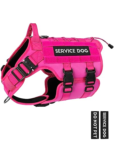 PETNANNY Taktisches Hundegeschirr, Diensthundegeschirr, emotionale Unterstützung, Hundeweste für mittelgroße und große Hunde, kein Ziehen, ESA-Hundeweste mit Haken und Schlaufe, Molle-Weste für PETNANNY Taktisches Hundegeschirr, Diensthundegeschirr, emotionale Unterstützung, Hundeweste für mittelgroße und große Hunde, kein Ziehen, ESA-Hundeweste mit Haken und Schlaufe, Molle-Weste für von PETNANNY