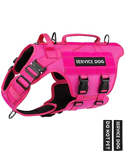Taktisches Hundegeschirr – PETNANNY Hundegeschirr, Service-Hundeweste für große Rassen, Klettverschluss für Servicehunde, Arbeitshund, MOLLE-Weste mit Griff für Spazierengehen, Wandern, Training Taktisches Hundegeschirr – PETNANNY Hundegeschirr, Service-Hundeweste für große Rassen, Klettverschluss für Servicehunde, Arbeitshund, MOLLE-Weste mit Griff für Spazierengehen, Wandern, Training von PETNANNY