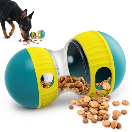 PETPLAYTIME Interaktives Hunde-Puzzle-Spielzeug für den Innenbereich, verstellbarer Futterspender für Leckerli-Spender, Ball und langsames Füttern für große, mittelgroße und kleine Hunde, um sie zu PETPLAYTIME Interaktives Hunde-Puzzle-Spielzeug für den Innenbereich, verstellbarer Futterspender für Leckerli-Spender, Ball und langsames Füttern für große, mittelgroße und kleine Hunde, um sie zu von PETPLAYTIME