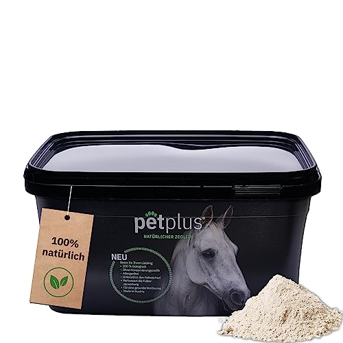PetPlus® ZEOLITH Klinoptilolith Pulver Pferd 750g & 3kg, Premium Qualität, 100% natürlich, Keine Konservierungsstoffe, allergenfrei, Detox (3000g) von PetPlus