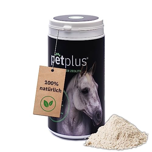 PetPlus® ZEOLITH Klinoptilolith Pulver Pferd 750g & 3kg, Premium Qualität, 100% natürlich, Keine Konservierungsstoffe, allergenfrei, Detox (750g) von PetPlus