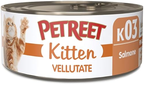 Petreet K03 Kitten Katzendose Samt Lachs von PETREET