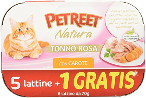 Petreet Nat 5+1 Thunfisch Karotten Nasses Katzenfutter Premium, Mehrfarbig, Einzigartig Petreet Nat 5+1 Thunfisch Karotten Nasses Katzenfutter Premium, Mehrfarbig, Einzigartig von PETREET