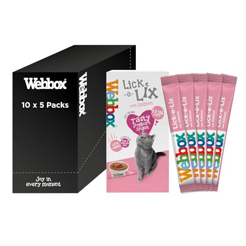 PET-774338 Webbox Leck-e-Lix Lachs & Omega 3 & 6 (5pk) 10 Stück von Webbox