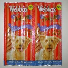 Webbox Dogs Delight Beef Sticks, 12 Stück, 6 Stück von PETS CHOIC