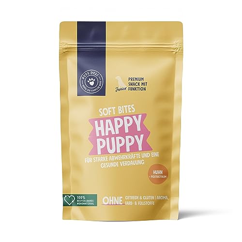 Pets Deli Happy Puppy Welpen Snack für Hunde – Stärkt nachweislich Abwehrkräfte & Verdauung – mit innovativen Postbiotika (300g) von PETS DELI - NATURAL PET FOOD