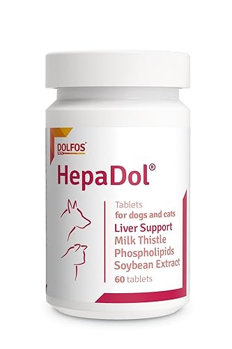 PETS Dolfos HepaDol Leberunterstützung für Katzen und Hunde 60 Tabletten von PETS Dolfos