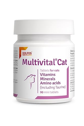 PETS Dolfos Multivital Cat 90 Mini Tabletten Vitamine Mineralien für Katzen PETS Dolfos Multivital Cat 90 Mini Tabletten Vitamine Mineralien für Katzen von DOLFOS PETS