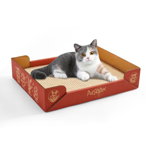 Kratzbrett für Katzen, Wellpappe mit Sisalunterlage Kratzbrett für Katzen, Wellpappe mit Sisalunterlage von PETSEEN