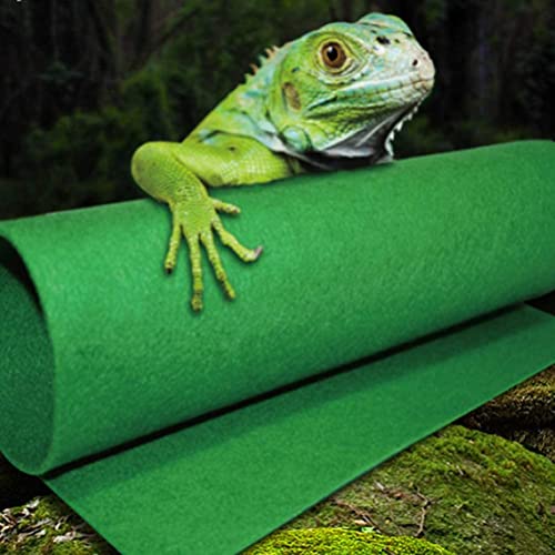 PETSOOO NC20 Feuchtigkeitsspendender Reptilienteppich, Faser, Terrarium, Waschballeinlage, Kletterteppich für Eidechse, Chamelon, Schildkröte, Schlange, Bartdrache, 80 x 40 cm PETSOOO NC20 Feuchtigkeitsspendender Reptilienteppich, Faser, Terrarium, Waschballeinlage, Kletterteppich für Eidechse, Chamelon, Schildkröte, Schlange, Bartdrache, 80 x 40 cm von PETSOOO