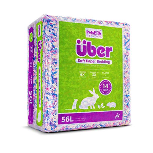 PETSPICK Uber Weiches Papier Haustier Bettwäsche für Kleintiere Konfetti 56L PETSPICK Uber Weiches Papier Haustier Bettwäsche für Kleintiere Konfetti 56L von PETSPICK