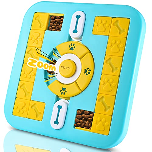 Hunde Puzzle Spielzeug, Quietschendes Leckerli Dosierung Hund Bereicherungsspielzeug für IQ Training und Gehirnstimulation, interaktives geistig stimulierendes Spielzeug als Geschenk für Welpen, Katzen, kleine, mittelgroße, große Hunde (Quadratisch) Hunde Puzzle Spielzeug, Quietschendes Leckerli Dosierung Hund Bereicherungsspielzeug für IQ Training und Gehirnstimulation, interaktives geistig stimulierendes Spielzeug als Geschenk für Welpen, Katzen, kleine, mittelgroße, große Hunde (Quadratisch) von PETSTA