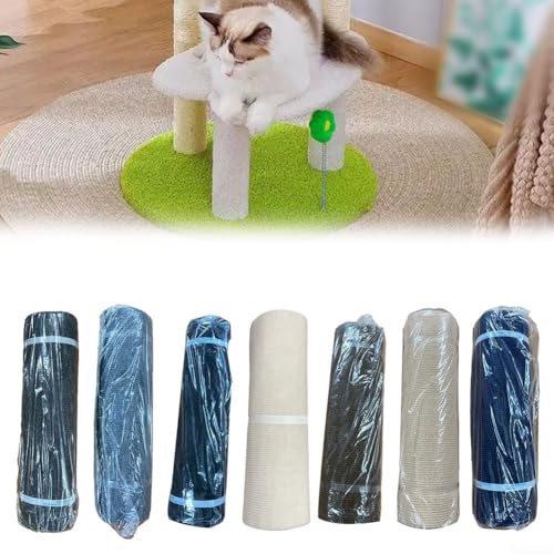 Kratzmatte für Katzen, zuschneidbar und selbstklebend, für Möbel und Wandabdeckung (braun) von PETSTIBLE