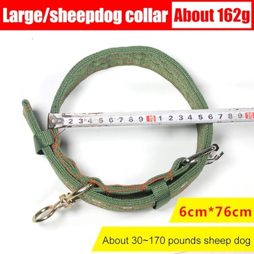 Rinderhalsband mit Metallschnalle und vierlagigem Segeltuch für zuverlässiges Tiermanagement (großes Schafhalsband) von PETSTIBLE