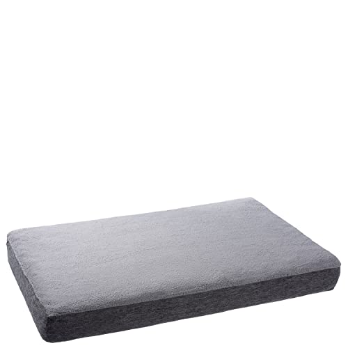 PETSTUFF Orthopädisches Hundebett Bezug abnehmbar waschbar Farb- und Größenwahl, dunkelgrau, XS von PETSTUFF