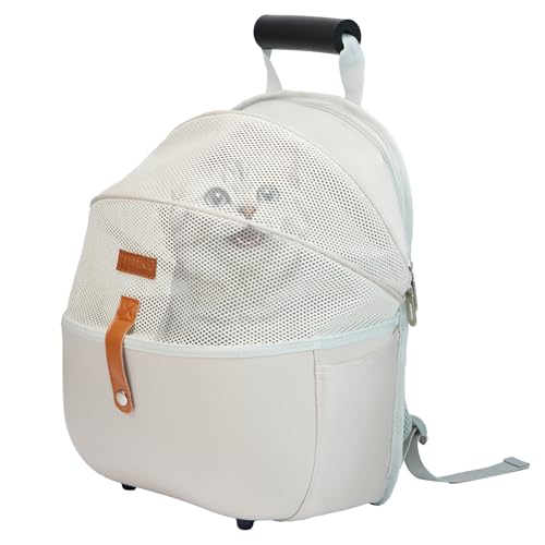 【Leichte Version】 Pettena großer Katzenrucksack, atmungsaktiv, Hunderucksack für kleine Hunde, Welpen bis zu 6 kg, Haustier-Rucksack für Reisen, Outdoor, Wandern, Picknick, Camping 【Leichte Version】 Pettena großer Katzenrucksack, atmungsaktiv, Hunderucksack für kleine Hunde, Welpen bis zu 6 kg, Haustier-Rucksack für Reisen, Outdoor, Wandern, Picknick, Camping von PETTENA