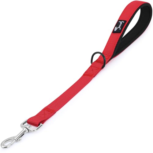 PETTOM Kurze Hundeleine Nylon Flexi Joggingleine, Kurzhalter Hund mit Gepolsterten Griff, Kurzführer für Große Mittlere und Kleine Hund PETTOM Kurze Hundeleine Nylon Flexi Joggingleine, Kurzhalter Hund mit Gepolsterten Griff, Kurzführer für Große Mittlere und Kleine Hund von PETTOM