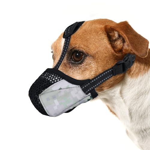 Hundemaulkorb, Weicher, Verstellbarer Hundemaulkorb mit Reflektierendem Riemen Haustiersicherer Hundemaulkorb Gegen Beißen Bellen und Kauen Hundemundschutz für Mittelgroße und Kleine Hunde Hundemaulkorb, Weicher, Verstellbarer Hundemaulkorb mit Reflektierendem Riemen Haustiersicherer Hundemaulkorb Gegen Beißen Bellen und Kauen Hundemundschutz für Mittelgroße und Kleine Hunde von PEUTIER
