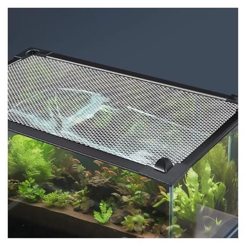 PEYNIR Aquarium Deckel Sprungschutz für Aquarien Magnetisch, Sondergröße Aquariumdeckel, Terrarium-Belüftungsöffnung, Verhindert, DASS Katzen Fische fangen(L45xW40cm/17.7x15.7in) von PEYNIR