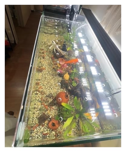 PEYNIR Aquarium Deckel Sprungschutzabdeckung aus Acryl für Aquarien, Katzensichere Terrariendeckel, Sprungschutzdeckel für Aquarien, Aquarienabdeckung mit Loch(L70xW45cm/27.6x17.7in) von PEYNIR