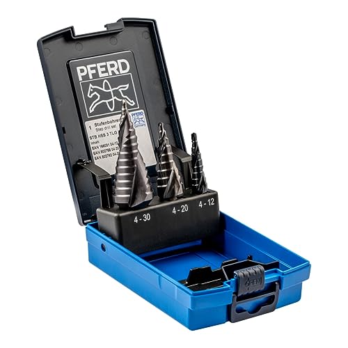 PFERD Tools 25201047 HSS Stufenbohrer-Set 3teilig 4-12 mm, 4-20 mm, 4-30 mm 1 St. von PFERD