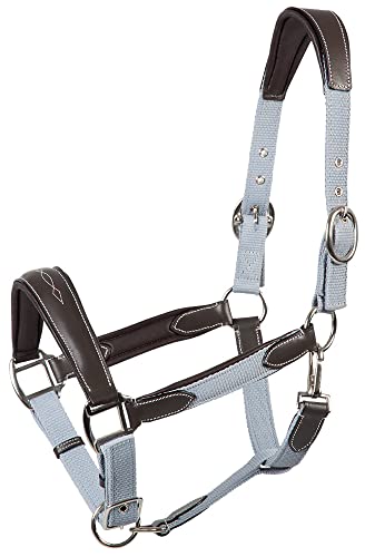 PFIFF 102810 Halfter 'Caline' mit Lederapplikation, hellblau-braun Cob PFIFF 102810 Halfter 'Caline' mit Lederapplikation, hellblau-braun Cob von PFIFF