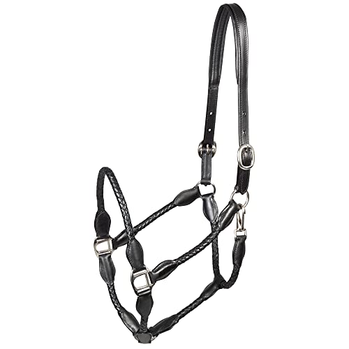PFIFF 102922 Lederhalfter Trenza, geflochten, Schwarz, Pony PFIFF 102922 Lederhalfter Trenza, geflochten, Schwarz, Pony von PFIFF