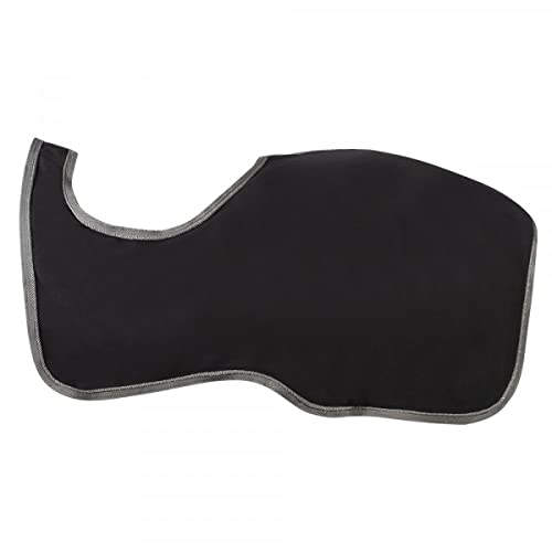 PFIFF 102985 Ausreitdecke Fleecedecke Pferdedecke, Antipeeling Fleece, Schwarz Full von PFIFF