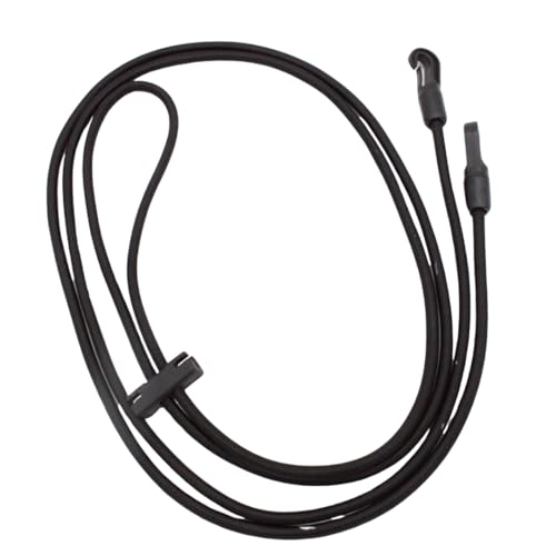 PFIFF 103118 Halsverlängerer, Hilfszügel zur Haltungskorrektur, elastisches Chambon, verlängerung des Halses, Verbesserung von Hals- und Genickbeschwerden, 3,4m, Schwarz, Full von PFIFF