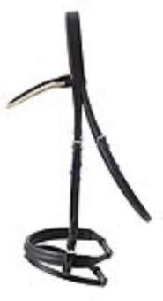 PFIFF Trensenzaum ´Clincher´, schwarz-goldfarben Cob PFIFF Trensenzaum ´Clincher´, schwarz-goldfarben Cob von PFIFF