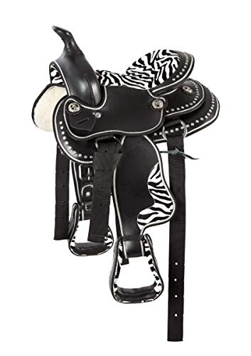 PFIFF Westernsattel, schwarz-weiß Pony PFIFF Westernsattel, schwarz-weiß Pony von PFIFF