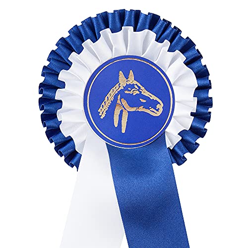 Pfiff Turnierschleife -Medium- 2-fach Rosette, blau Pfiff Turnierschleife -Medium- 2-fach Rosette, blau von PFIFF