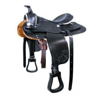 Westernsattel, schwarz Shetty Westernsattel, schwarz Shetty von PFIFF