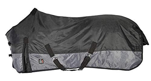 Winterdecke Riga, schwarz-grau 125cm von PFIFF