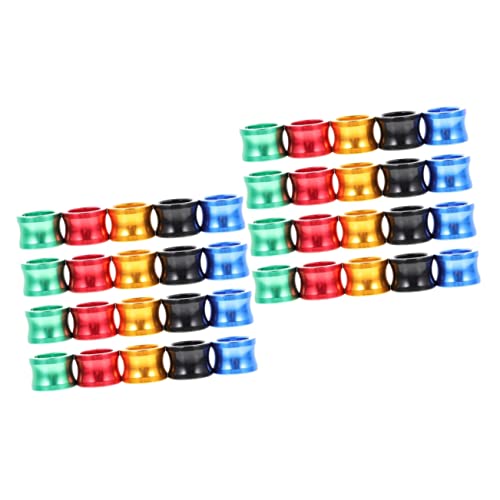 20 Bunte Vogelbeinringe aus Aluminium for Tauben, Papageien und Geflügel – langlebige ID-Markierungen zur einfachen Identifizierung(2 Packs) von PGPGP