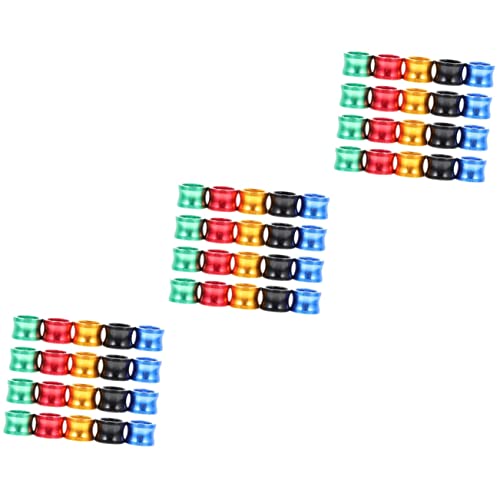 20 Bunte Vogelbeinringe aus Aluminium for Tauben, Papageien und Geflügel – langlebige ID-Markierungen zur einfachen Identifizierung(3 Packs) von PGPGP