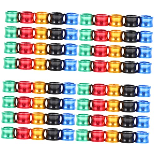 20 Bunte Vogelbeinringe aus Aluminium for Tauben, Papageien und Geflügel – langlebige ID-Markierungen zur einfachen Identifizierung(4 Packs) von PGPGP