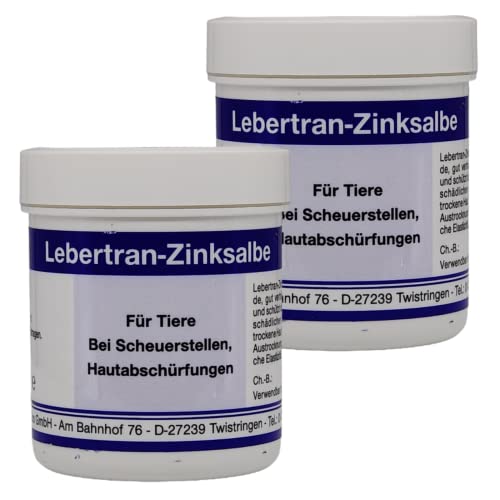 PHARMA PERLE Lebertran-Zinksalbe I Für Tiere I Bei Scheuerstellen und Hautabschürfungen I 2x100g im Sparset I Plus PharmaPerle Giveaway PHARMA PERLE Lebertran-Zinksalbe I Für Tiere I Bei Scheuerstellen und Hautabschürfungen I 2x100g im Sparset I Plus PharmaPerle Giveaway von PHARMA PERLE